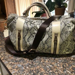 Roxberry Snake skin and Leather Bag